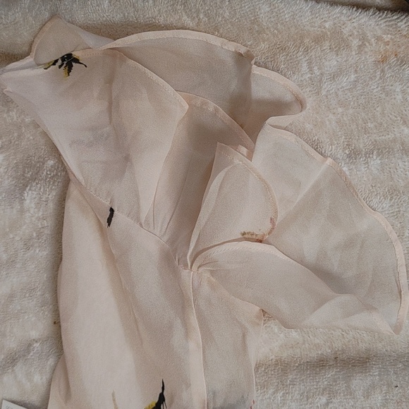 NWT Joie Cocktail Kayane Goldenrod 100% Silk Dress Size 2 - Picture 6 of 15